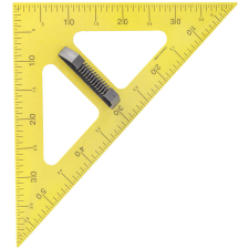 Wissner háromszög 45°, 60 cm, sárga, táblára vonalzó