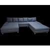  Wixy U Form Darkgray ágyazható sarokkanapé 4 méretben U Form 184*405*200cm