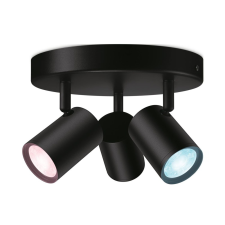 WiZ IMAGEO Mennyezeti 3 spotos lámpa - Fekete világítás