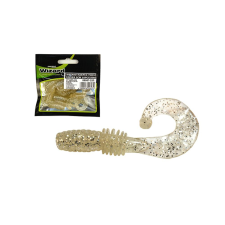 Wizard HARPEX TWIST WHITE 5CM 10PCS/BAG horog