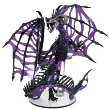 Wizk!ds D&D Icons of the Realms - Black Dracolich figura 30 cm társasjáték