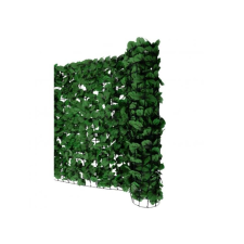 Wohnen Műsövény erkélyre kerítésre belátásgátló 300x100 cm sötétzöld műlevelek takaró háló élethű redőny