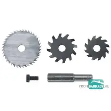 Wolfcraft Univerzális WS marókészlet 3263+64+70+szár Ø8mm, fúrógéphez tisztító- és takarítószer, higiénia