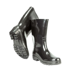 Wolker Csizma PVC férfi rövid szárú fekete 41