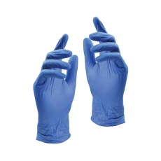 Wolker Kesztyű egyszer használatos latex nitril kék M 200db