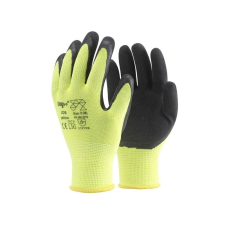 Wolker Kesztyű nylonszálas, mikroporózus latex bevonattal, M-es védőkesztyű