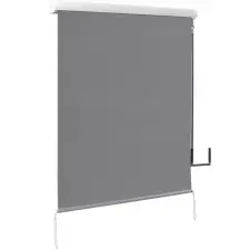  Woltu 100×240 cm kültéri roló hajtókarral, sötétszürke lakástextília