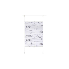 Woltu 100x130 cm feszített pliszé, fúrás nélkül, szürke ág mintával lakástextília