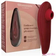 Womanizer Classic 2 - akkus, léghullámos csiklóizgató (bordó) vibrátorok
