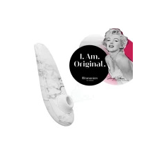 Womanizer Marilyn Monroe - akkus, léghullámos csiklóizgató  Szín: fehér vibrátorok