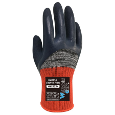 WONDER GRIP WG-333+ Munkavédelmi Kesztyű M/8 - Szürke/Piros (57914) védőkesztyű