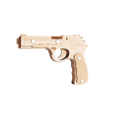 WoodCraft 3D fa mechanikus puzzle - Beretta M9 fajáték