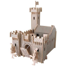 WoodCraft 3D fa mechanikus puzzle - kastély I. fajáték