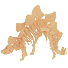 WoodCraft 3D fa mechanikus puzzle - Stegosaurus kisebb fajáték