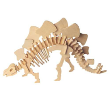WoodCraft 3D fa mechanikus puzzle - Stegosaurus nagyobb fajáték