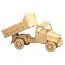 WoodCraft 3D fa mechanikus puzzle - teherautó fajáték