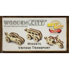 Wooden City 3D fa puzzle, veterán járművek