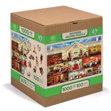Wooden City Viktoriánus Kúria 2 az 1-ben Puzzle puzzle, kirakós