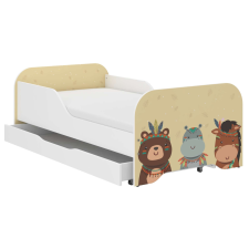 Wooden Toys MIKI gyerekágy 160x80cm ajándék matraccal, ágyneműtartó nélkül - Boho Szafari ágy és ágykellék
