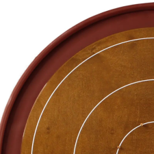Woodestic Mini Crokinole Gold készlet - Dió , Karmazsin társasjáték