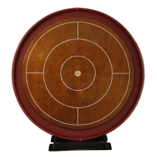 Woodestic Verseny Crokinole Silver készlet - Dió , Karmazsin társasjáték