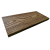 WoodL WPC 14 cm széles kerítésléc méterár! Woodlook Ideal kerítéselem Merbau barna
