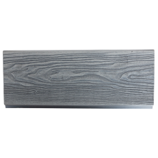 WoodL WPC kerítésléc Woodlook Emboss kerítéselem 400 cm hosszú Grafit kerítéselem kerítés deszka kerti bútor