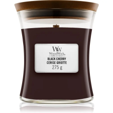 Woodwick Black Cherry illatgyertya fa kanóccal 275 g gyertya