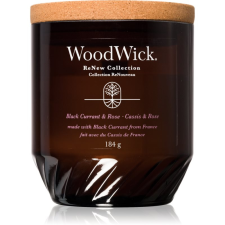 Woodwick Black Currant & Rose illatgyertya 184 g gyertya