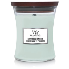 Woodwick Sagewood & Seagrass 275 g gyertya
