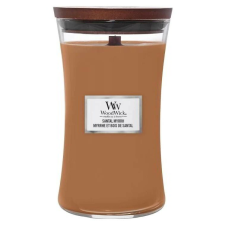 Woodwick Santal Myrrh - Tűz melege Édes fás Illatgyertya 610g - Barna (1743619E) gyertya