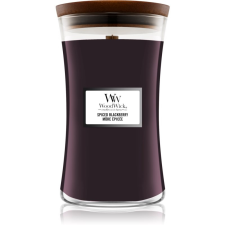 Woodwick Spiced Blackberry illatgyertya fa kanóccal 609,5 g gyertya