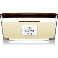 Woodwick White Tea & Jasmine illatgyertya fa kanóccal (hearthwick) 453.6 g gyertya