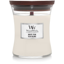 Woodwick White Teak 275 g gyertya