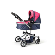 Woody Cicás díszítésű játék babakocsi - 91518 - chi-chi cica mintával játék babakocsi