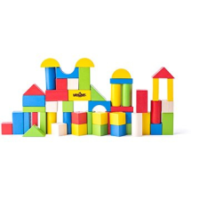 Woody Cubes színes 50 db - 2,5 cm barkácsolás, építés
