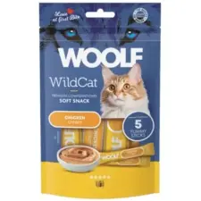  Woolf Wildcat Krémsnack Csirke 5x14g jutalomfalat macskáknak