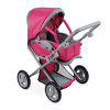 Woopie 4 az 1-ben állítható rózsaszín babakocsi, kiegészítőkkel