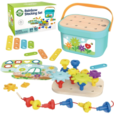  Woopie Green Montessori 12 az 1-ben motorkészlet fajáték