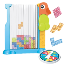 Woopie oktatójáték Tetris színes kockák társasjáték