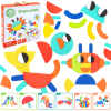 Woopie! Toys Woopie fa montessori 55 db-os puzzle készlet - 40 különböző minta