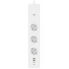 Woox R6132 Elosztó 3 aljzat 4x USB 1.5m fehér