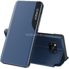 Wooze Apple iPhone 14 Pro Max, Oldalra nyíló tok, stand, Wooze FashionBook, kék tok és táska