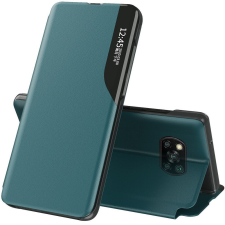 Wooze Apple iPhone XR, Oldalra nyíló tok, stand, Wooze FashionBook, zöld tok és táska