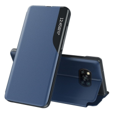 Wooze Apple Wooze FashionBook iPhone 16 Pro oldalra nyíló tok, stand, kék tok és táska