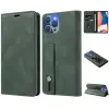 Wooze Business Plus oldalra nyíló tok Oppo Find X5 Pro sötétzöld