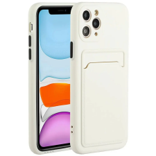 Wooze Card Slot szilikon tok kártyatartóval Samsung Galaxy A26 5G fehér tok és táska
