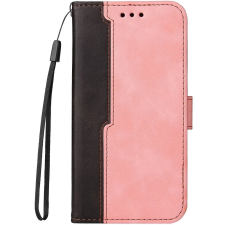 Wooze Colour Wallet oldalra nyíló tok kártyatartóval kézpánttal Apple iPhone 16 Pro rózsaszín tok és táska