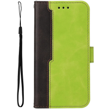 Wooze Colour Wallet oldalra nyíló tok stand kártyatartóval kézpánttal iPhone 14 Pro zöld tok és táska
