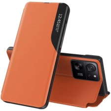 Wooze FashionBook Oldalra nyíló tok Xiaomi 14 narancssárga tok és táska